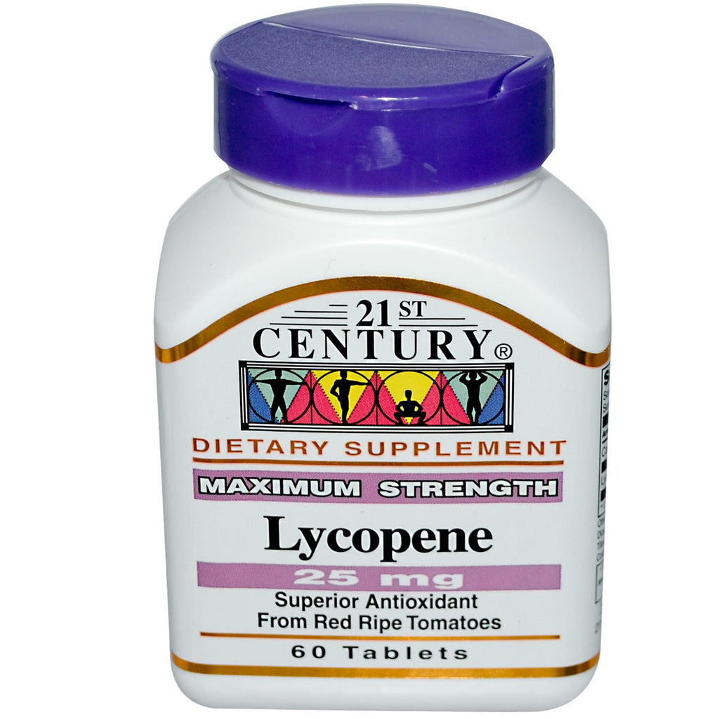 Buy 21st Century Healthcare Lycopene 25mg 60 Tablets Dietary Supplement Online Australia Ausherb