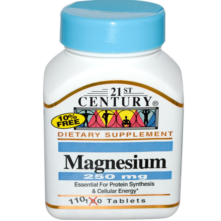 Buy 21st Century Healthcare Magnesium 250mg 110 Tablets Online Australia Ausherb