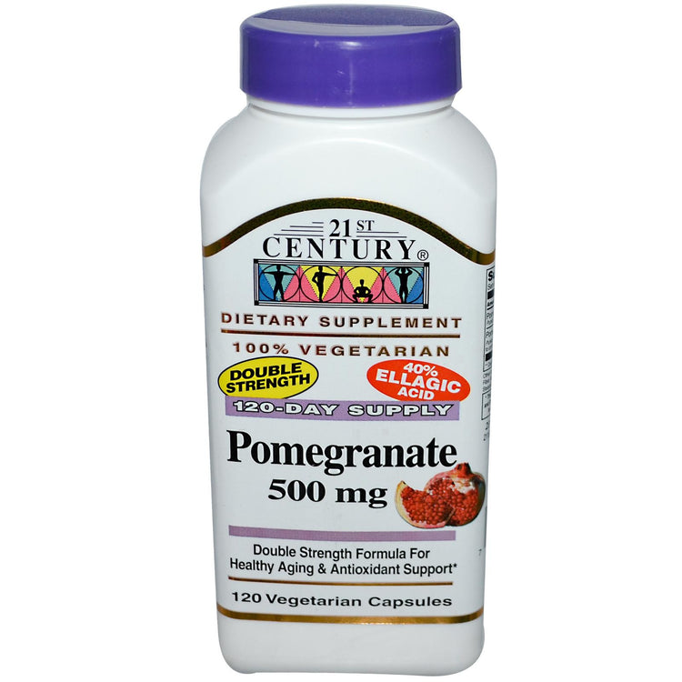 Buy 21st Century Healthcare Pomegranate 500mg 120 Veggie Caps Online Australia Ausherb