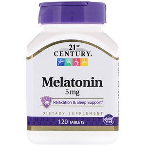 Buy 21st Century Melatonin 5 mg 120 Tablets Online Australia Ausherb