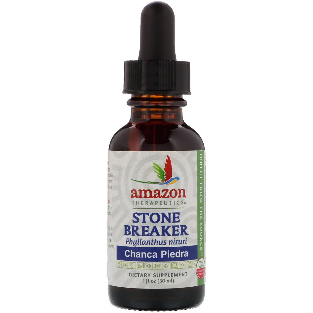 Buy Amazon Therapeutics Stone Breaker Chanca Piedra 1 oz (30ml) Online Australia Ausherb