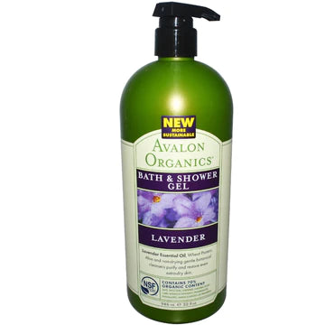 Buy Avalon Organics Bath & Shower Gel Lavender (946ml) Online Australia Ausherb