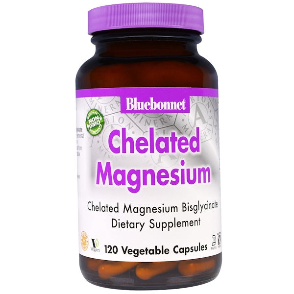 Buy Bluebonnet Nutrition Chelated Magnesium 120 Veggie Caps Online Australia Ausherb