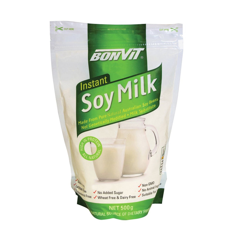 Buy Bonvit Instant Soy Milk Powder 500g Online Australia Ausherb