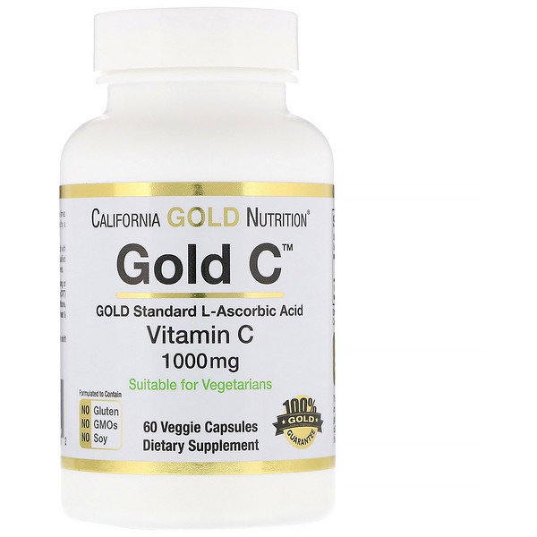 Buy California Gold Nutrition Gold C Vitamin C 1000mg 60 Veggie Capsules Online Australia Ausherb