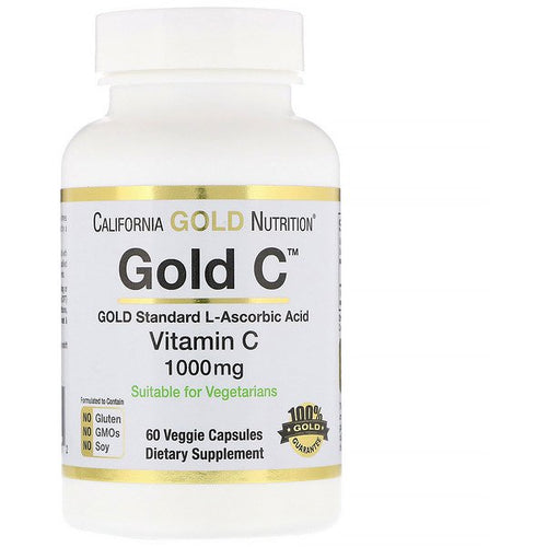 Buy California Gold Nutrition Gold C Vitamin C 1000mg 60 Veggie Capsules Online Australia Ausherb