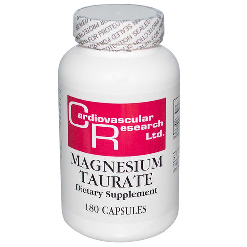 Buy Cardiovascular Research Ltd Magnesium Taurate 180 Capsules Online Australia Ausherb