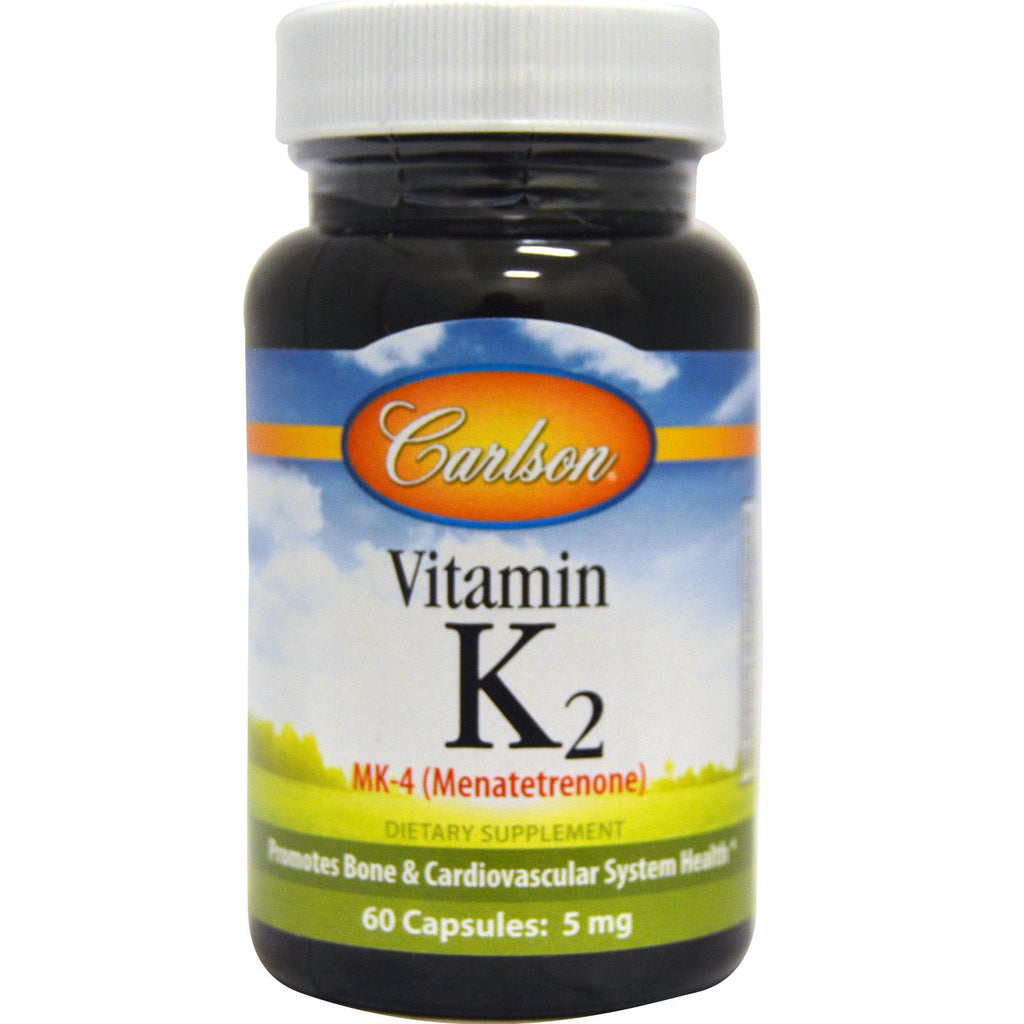 Buy Carlson Labs Vitamin K2 5mg 60 Capsules Online Australia Ausherb