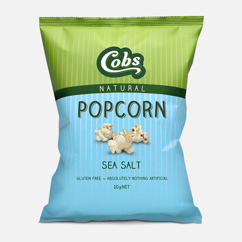 Buy Cobs Popcorn Natural Sea Salt 20g Online Australia Ausherb