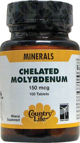 Buy Country Life Molybdenum Chelated 150mcg 100 Tablets Online Australia Ausherb