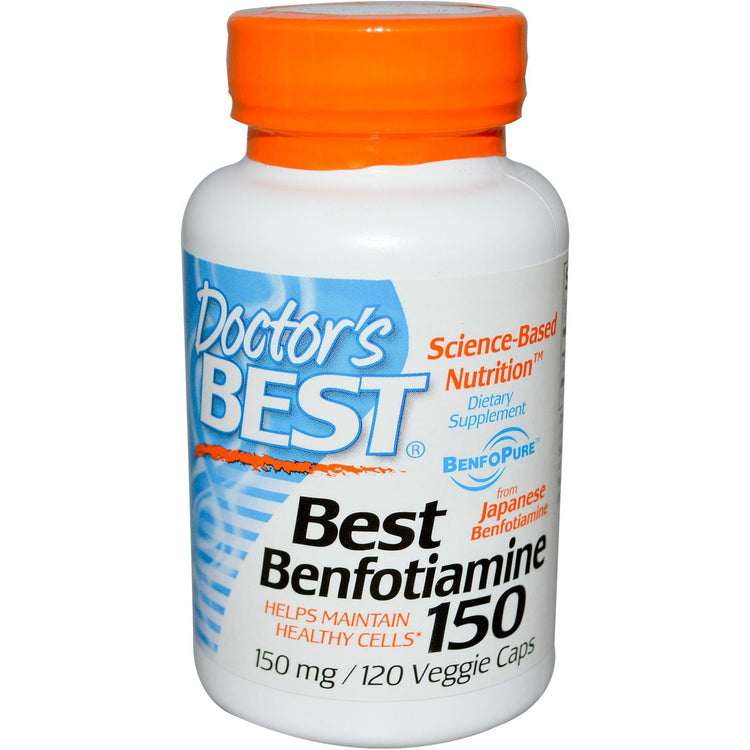 Buy Doctor's Best Benfotiamine 150mg 120 VCaps Dietary Supplement Online Australia Ausherb