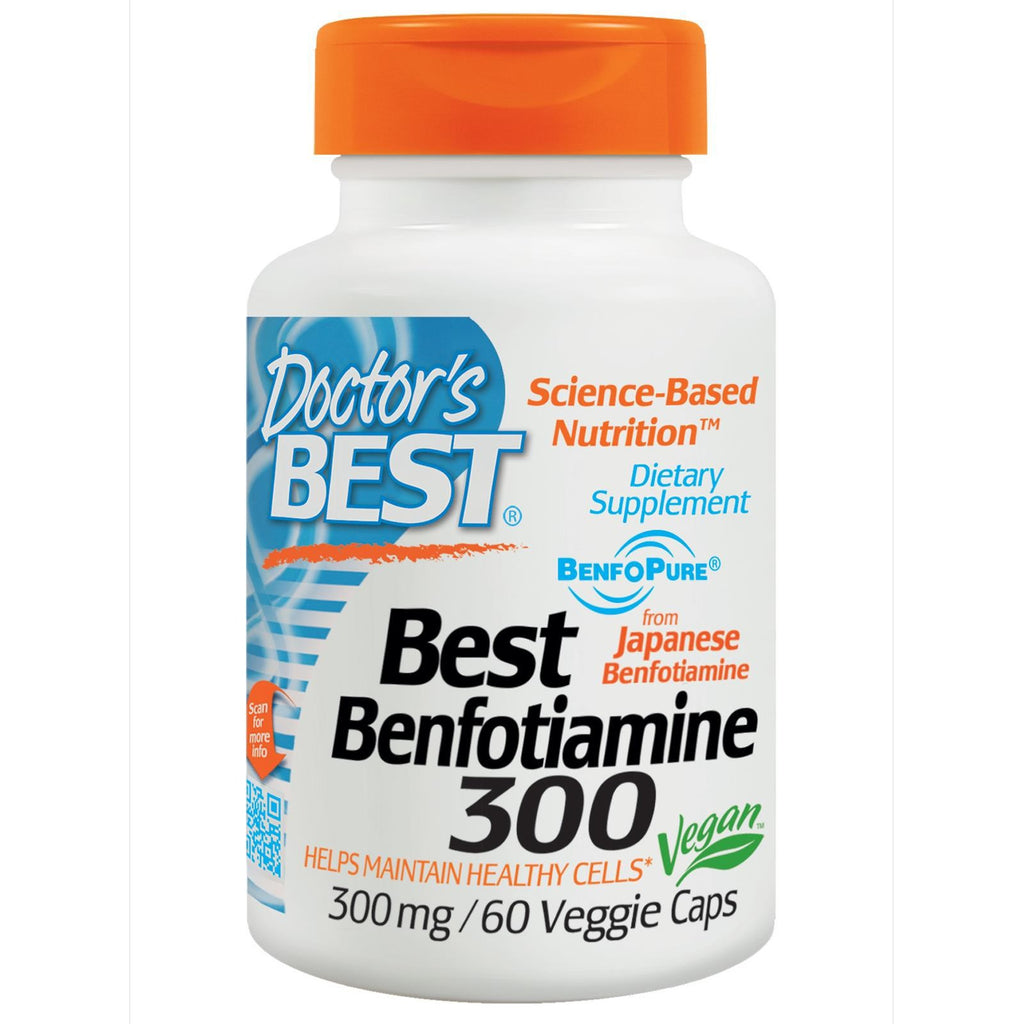 Buy Doctor's Best Benfotiamine 300 300mg 60 VCaps Dietary Supplement Online Australia Ausherb