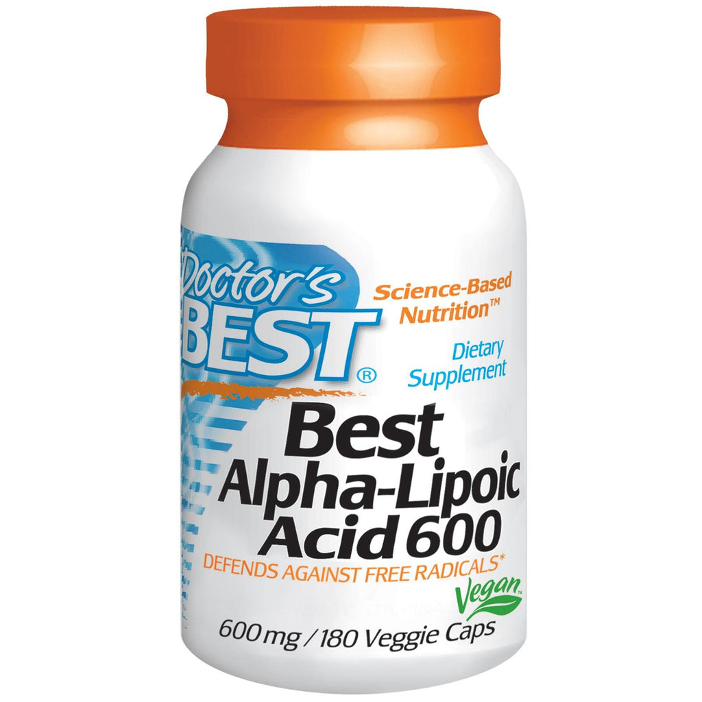 Buy Doctor's Best Best Alpha Lipoic Acid 600mg 180 Veggie Capsules Online Australia Ausherb