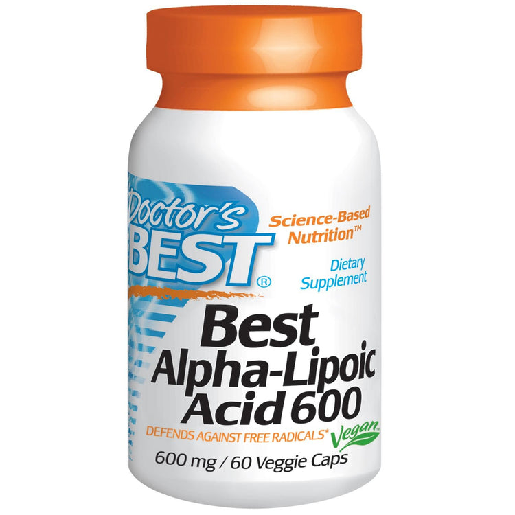 Buy Doctor's Best Best Alpha Lipoic Acid 600mg 60 Veggie Capsules Online Australia Ausherb