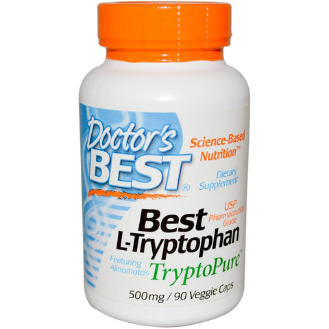 Buy Doctor's Best Best L-Tryptophan 500mg 90 Veggie Caps Online Australia Ausherb