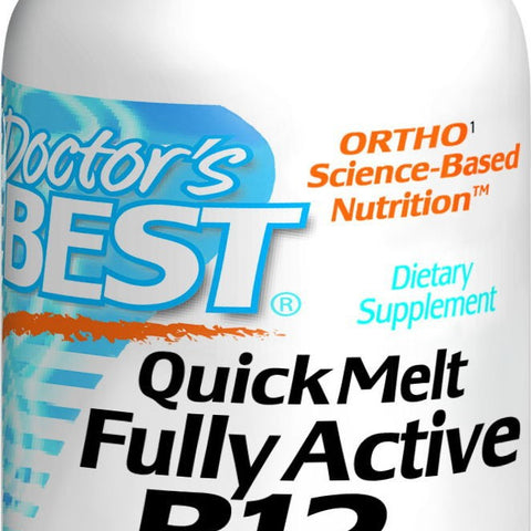 Buy Doctor's Best Quick Melt Fully Active B12 1000 mcg 60 Tablets Online Australia Ausherb