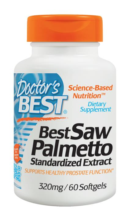 Buy Doctor's Best Saw Palmetto 320mg 60 SoftGels Dietary Supplement Online Australia Ausherb