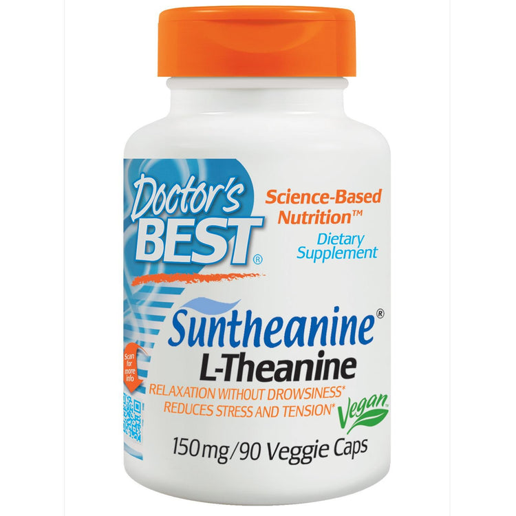 Buy Doctor's Best SunTheanine L-Theanine 150mg 90 Veggie Caps Online Australia Ausherb