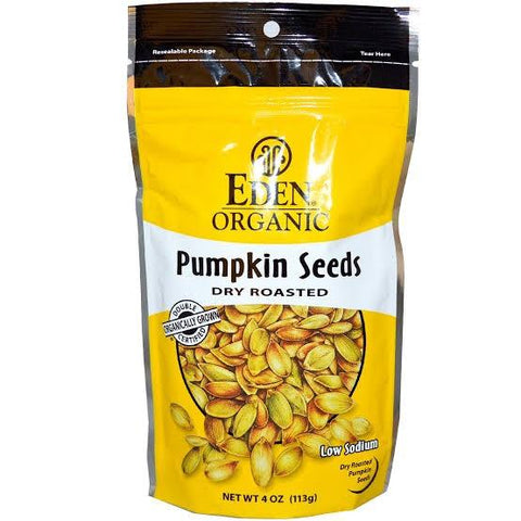 Buy Eden Organics Pumpkin Seeds Roasted 113g Online Australia Ausherb