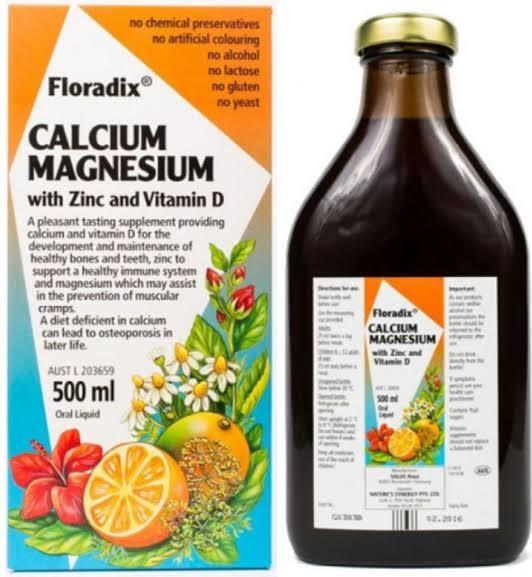 Buy Floradix Calcium Magnesium Zinc Vit D 500ml Online Australia Ausherb