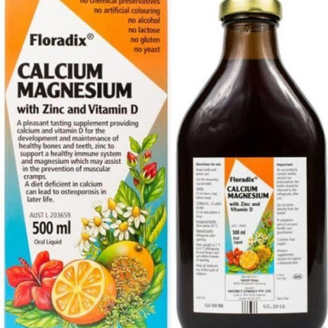 Buy Floradix Calcium Magnesium Zinc Vit D 500ml Online Australia Ausherb