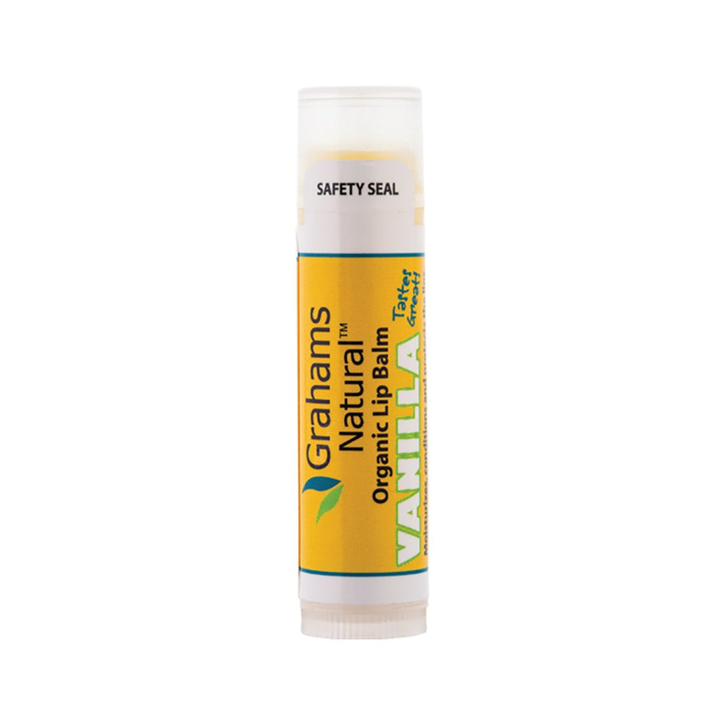 Buy Grahams Natural Lip Balm Vanilla Organic 4.2g Online Australia Ausherb