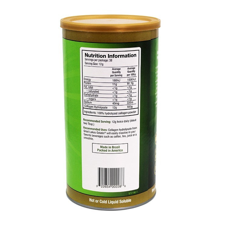 Buy Great Lakes Gelatin Co. Collagen Hydrolysate Beef 16 oz 454 grams Online Australia Ausherb 2