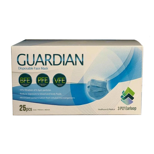 Buy Guardian Face Mask 25 pcs Online Australia Ausherb