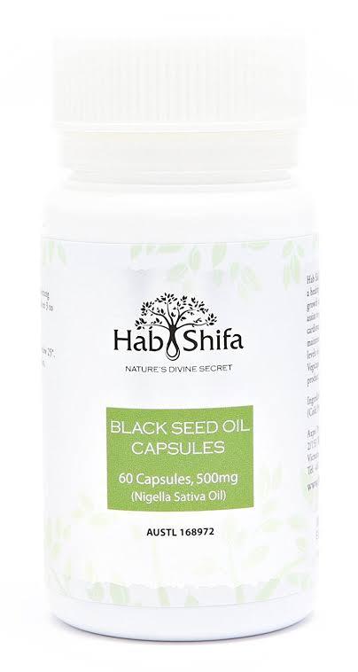 Buy Hab Shifa Black Seed Oil Capsules 60 Capsules Online Australia Ausherb