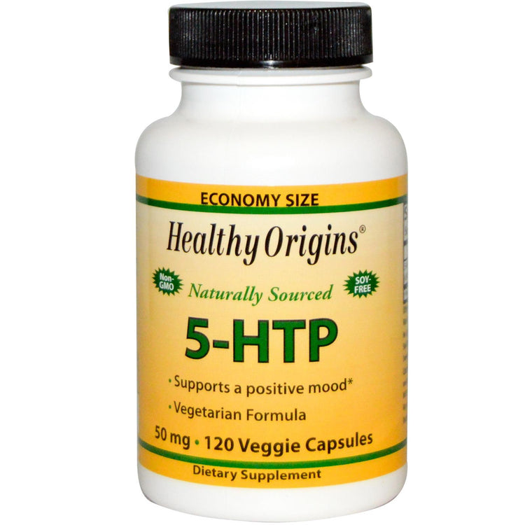 Buy Healthy Origins 5-HTP 50mg 120 Veggie Capsules Online Australia Ausherb