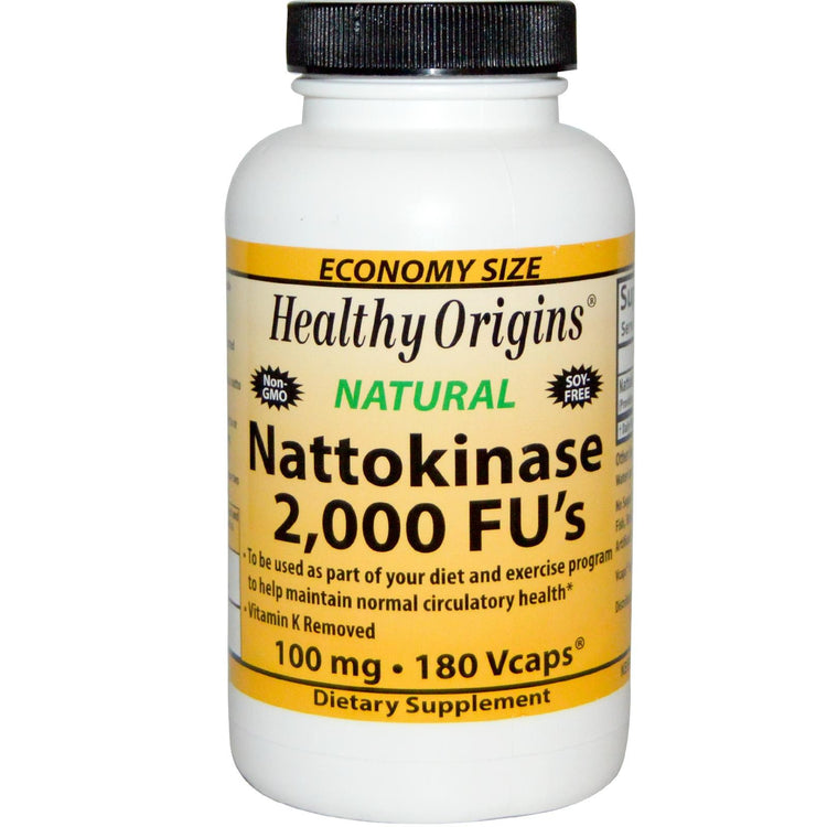 Buy Healthy Origins Nattokinase 2,000 FU's 100mg 180 VCaps Online Australia Ausherb