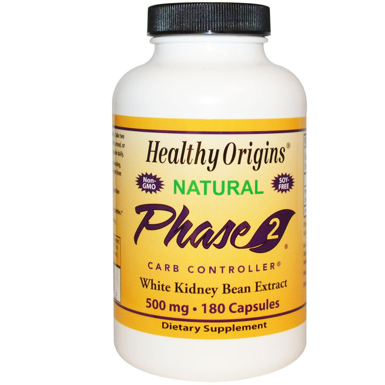 Buy Healthy Origins Phase 2 Carb Controller White Kidney Bean Extract 500mg 180 Capsules Online Australia Ausherb