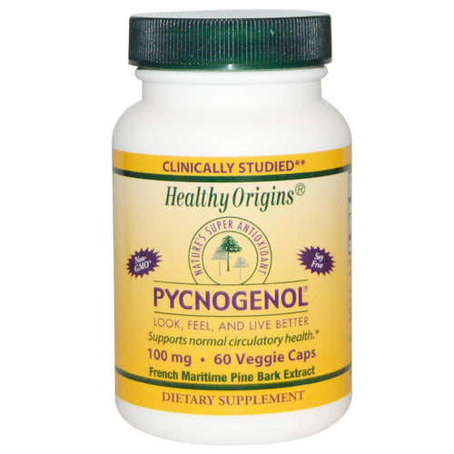 Buy Healthy Origins Pycnogenol 100mg 60 Caps Dietary Supplement Online Australia Ausherb