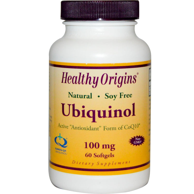 Buy Healthy Origins Ubiquinol Kaneka QH Soy Free & Non GMO 100mg 60 softgels Online Australia Ausherb