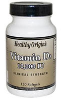 Buy Healthy Origins Vitamin D3 10000 IU 120 Softgels Online Australia Ausherb