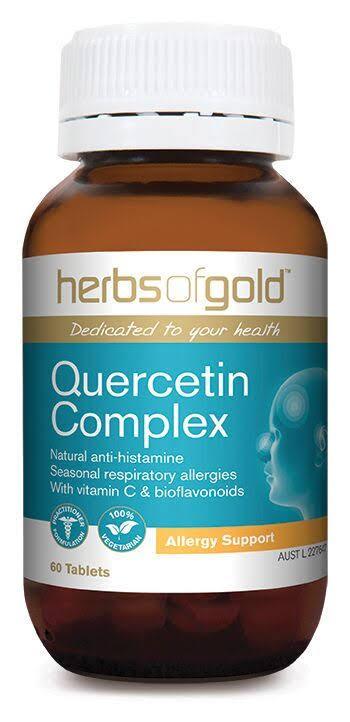  Buy Herbs of Gold, Quercetin Complex, 60 Veggie Capsules Online Australia Ausherb