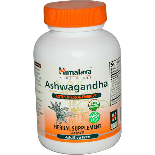 Buy Himalaya Herbal Healthcare Ashwagandha Certified Organic 60 Caplets Online Australia Ausherb