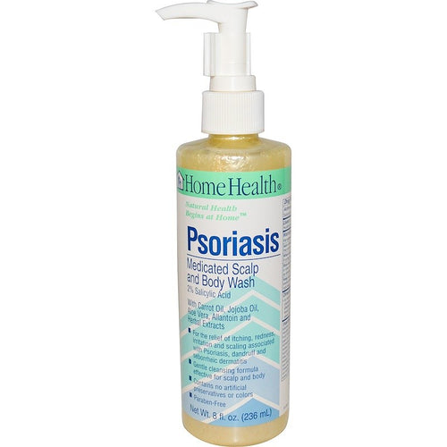 Buy Home Health Psoriasis Medicated Scalp and Body Wash 8 fl oz (236ml) Online Australia Ausherb