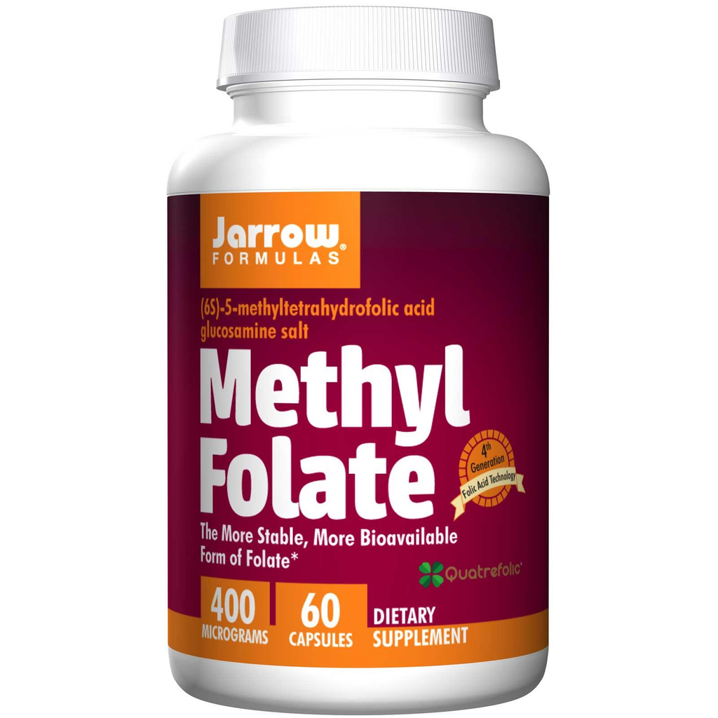 Buy Jarrow Formulas Methyl Folate 400mcg 60 Capsules Online Australia Ausherb