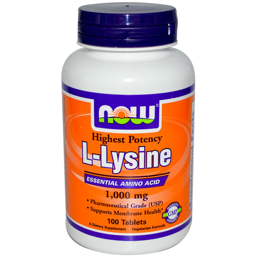 Now Foods L-Lysine 1,000mg 100 Tablets