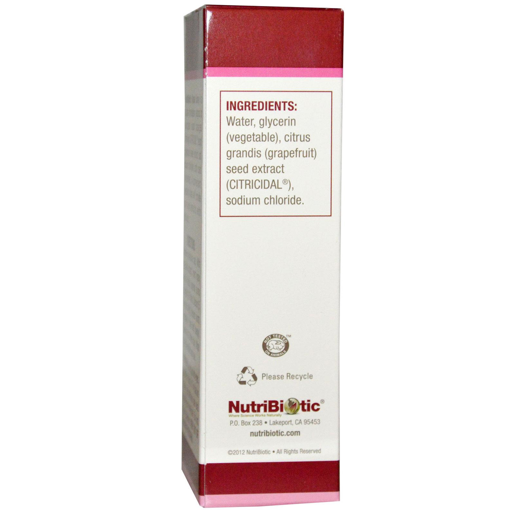 NutriBiotic Nasal Spray with Grapefruit Seed Extract 29.5ml