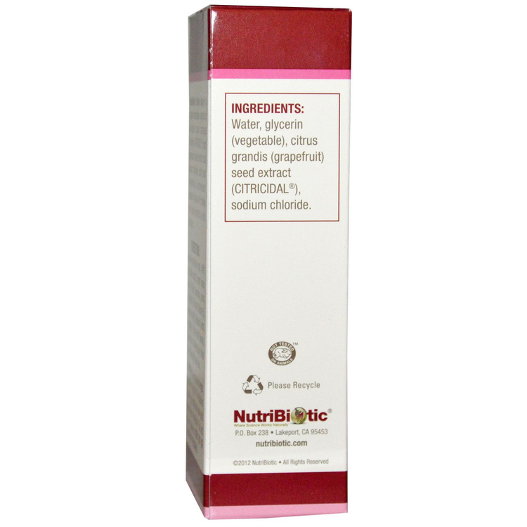 NutriBiotic Nasal Spray with Grapefruit Seed Extract 29.5ml