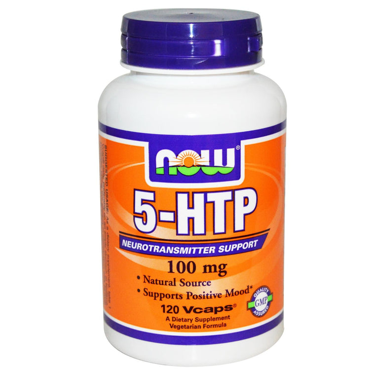 Now Foods, 5 HTP, 100mg 120 VCaps - Dietary Supplement