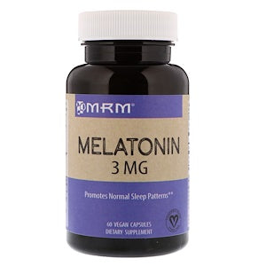 MRM, Melatonin, 3 mg, 60 Vegan Capsules