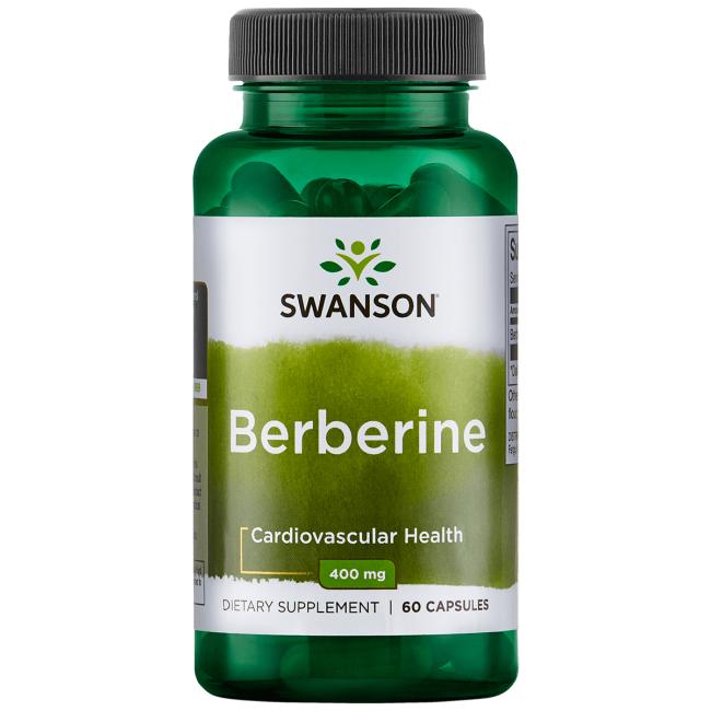 Swanson Premium Berberine 400mg 60 Capsules - Dietary Supplement