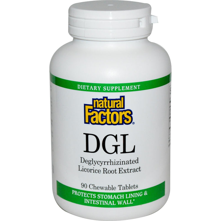 Natural Factors DGL 90 Tablets Chewable - Dietary Supplement