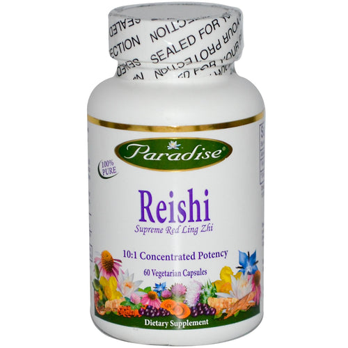 Paradise Herbs Reishi Supreme Red Ling Zhi 60 Veggie Capsules