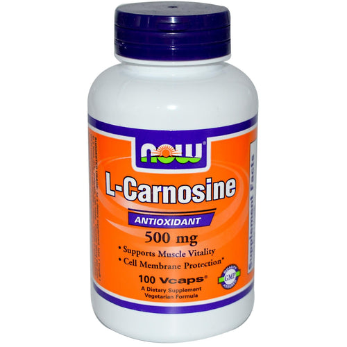 Now Foods L-Carnosine 500mg 100 VCaps - Dietary Supplement