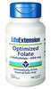 Life Extension Optimized Folate 1,700 mcg DFE 100 Vegetarian Tablets