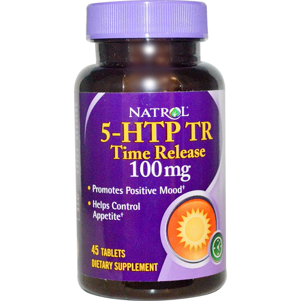 Natrol 5-HTP TR Time Release 100mg 45 Tablets - Dietary Supplement